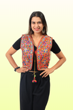 Colorful Kutchi Embroidery Mirror Jacket – Navratri Special Garba Wear