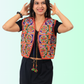 Handcrafted Navratri Mirror Work Koti – Ethnic Gujarati Festival Jacket