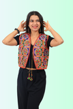 Handcrafted Navratri Mirror Work Koti – Ethnic Gujarati Festival Jacket
