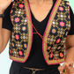 Women’s Navratri Special Embroidered Mirror Work Jacket – Gujarati Kutchi Koti