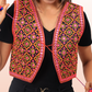Elegant Kutchi Mirror Work Festival Jacket – Navratri Garba Dance Wear
