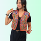 Handcrafted Navratri Mirror Work Koti – Ethnic Gujarati Festival Jacket