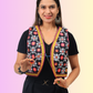 Ethnic Gujarati Embroidered Mirror Koti – Women’s Traditional Navratri Jacket