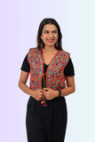 Navratri Embroidered Mirror Work Koti for Women – Festival Jacket