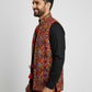 Kutchi Festival Embroidered Jacket – Mirror Work Navratri Koti for Men
