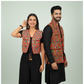 Handcrafted Gujarati Mirror Work Jacket For Couple-Navratri With Your Love