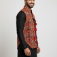 Embroidered Gujarati Kutchi Jacket – Men’s Navratri & Festival Mirror Work Koti