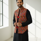 Men’s Traditional Mirror Work Navratri Koti – Gujarati Embroidered Festival Jacket