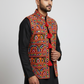 Men’s Traditional Mirror Work Navratri Koti – Gujarati Embroidered Festival Jacket