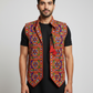 Embroidered Gujarati Kutchi Jacket – Men’s Navratri & Festival Mirror Work Koti