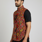 Gujarati Kutchi Mirror Work Festival Koti – Men’s Embroidered Jacket for Navratri
